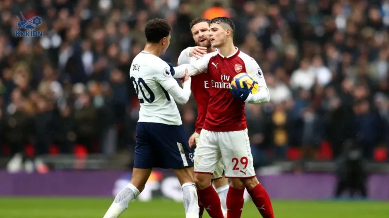 Ilustrasi pertandingan Tottenham vs Arsenal dalam Derby London Utara pekan 27 Premier League 2025/2026 yang tayang live SCTV dan Vidio.