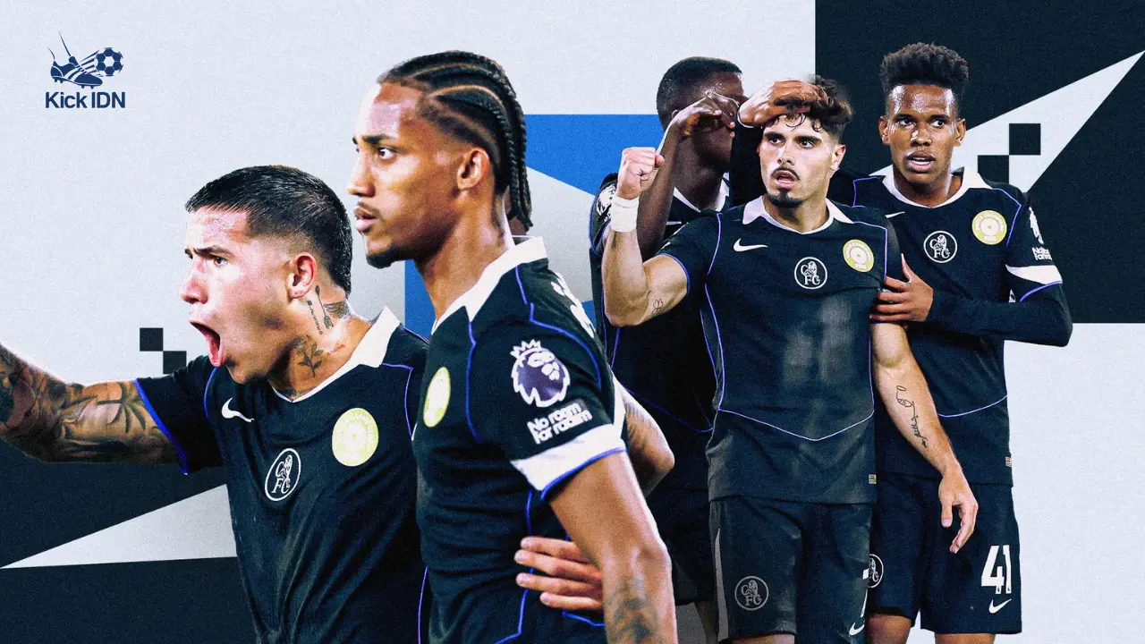 Kolase 5 pemain Chelsea - Chalobah, Caicedo, Fernandez, Palmer, Joao Pedro - siap tebar teror ke Arsenal di Emirates
