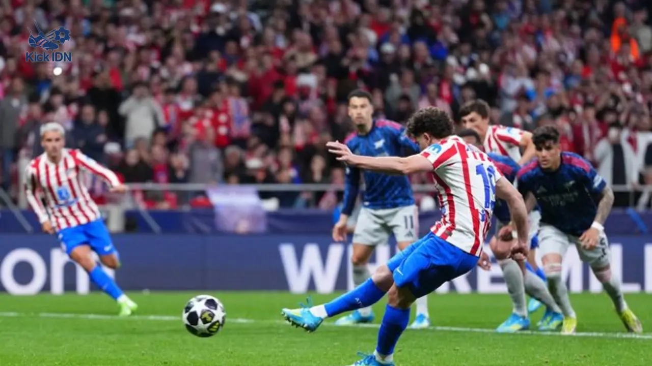 Hasil Atletico Madrid vs Arsenal: Drama 2 Penalti Warnai Semifinal Liga Champions