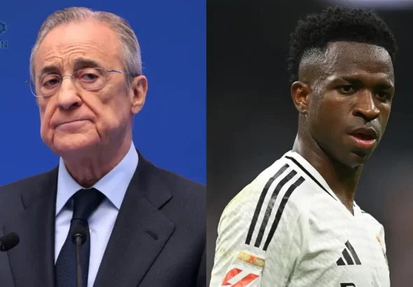 Florentino Perez pasang badan untuk Vinicius Junior di tengah kritik - analisis KickIDN