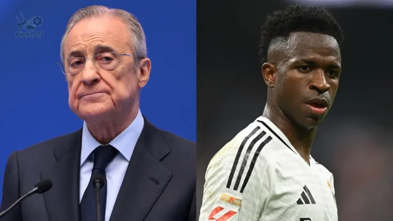 Florentino Perez pasang badan untuk Vinicius Junior di tengah kritik - analisis KickIDN