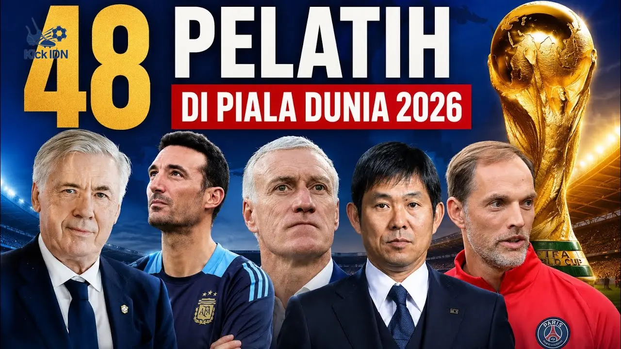 Daftar pelatih Piala Dunia 2026 versi KickIDN