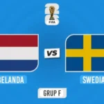 Prediksi pertandingan Piala Dunia 2026 antara Belanda dan Swedia di Grup F. Analisis lengkap dan prediksi skor hanya di PARLAY188.