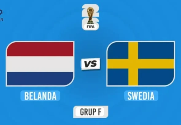 Prediksi pertandingan Piala Dunia 2026 antara Belanda dan Swedia di Grup F. Analisis lengkap dan prediksi skor hanya di PARLAY188.