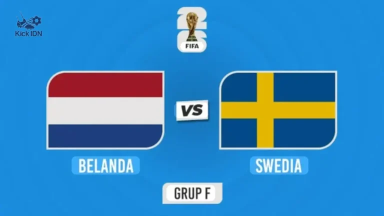 Prediksi pertandingan Piala Dunia 2026 antara Belanda dan Swedia di Grup F. Analisis lengkap dan prediksi skor hanya di PARLAY188.